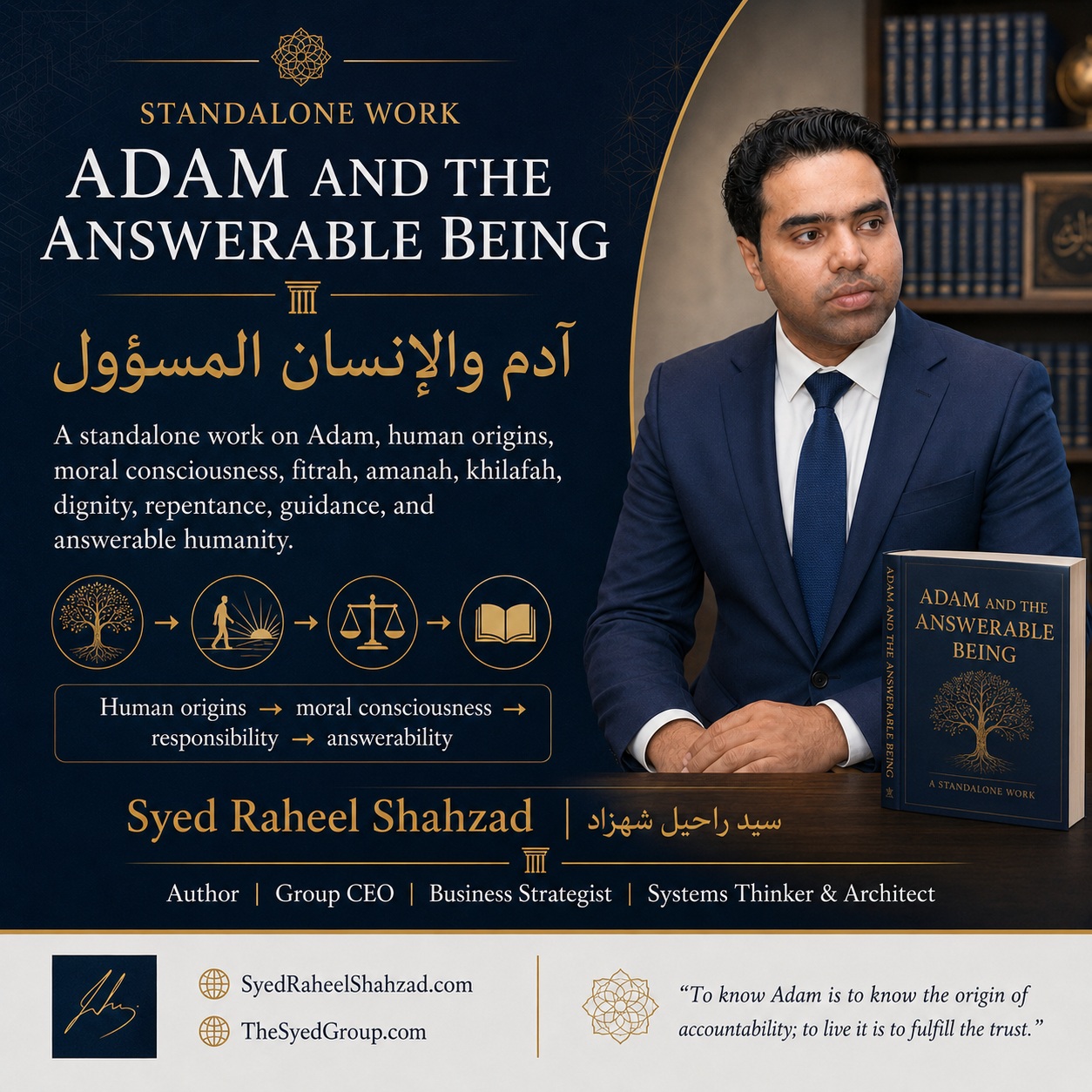 Adam and the Answerable Being Syed Raheel Shahzad