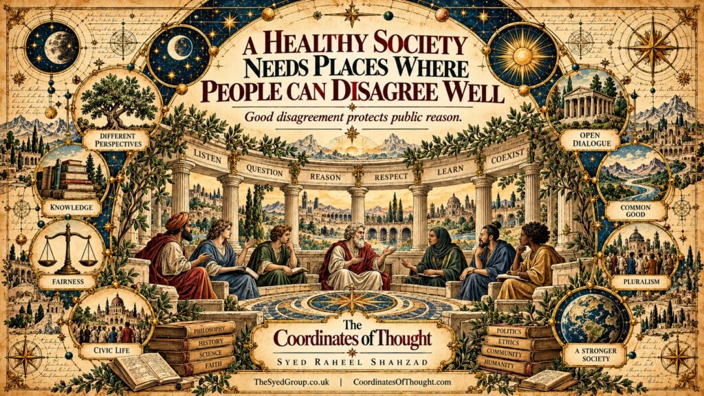 A Healthy Society Needs Places Where People Can Disagree Well — The Syed Group UK